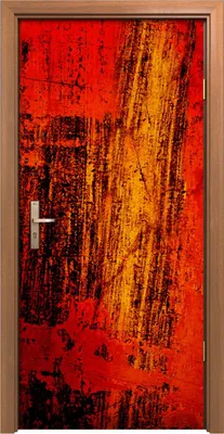 Produktbild von Türposter 90x200 cm Türaufkleber Türtapete Türfolie Klebefolie Malerei abstrakte Moderne