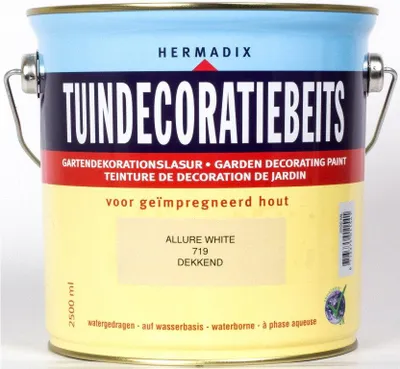 Produktbild von Gartendekorationsbeize 719 allure weiß 2500 ml Hermadix