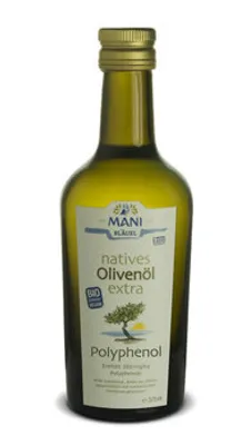 Zdjęcie produktu dla Oliwa z oliwek extra virgin - 350 mg/kg polifenoli, butelka 375 ml, zestaw 6 sztuk