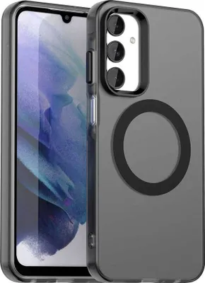 Obrázek produktu pro Magnetické pouzdro pro Samsung Galaxy A25 5G, tenké matné průsvitné nárazuvzdorné pouzdro Černý