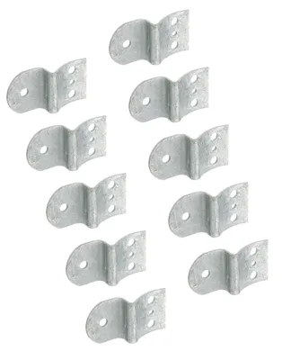 Produktbild von Alberts 10 x Zaun-Riegelbeschlag, Ø 80 mm, für Zaunriegel und Zaunbeschläge