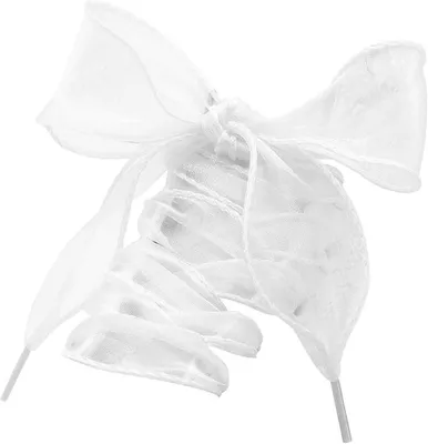 organza schuersenkel weiss