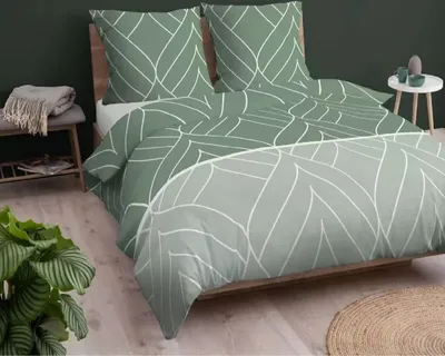 Produktbild von Bawełniana pościel flanela Ombre zieleń