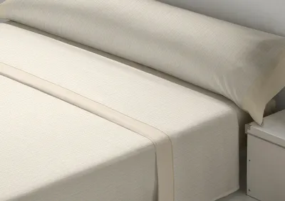 Produktbild von Set d'or zebrabeige Bett d'or Bettwäsche de 135 Flanell