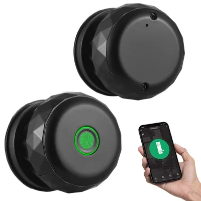 Smart Lock 3-in-1: Fingerabdruck, App, Schlüssel, 35-55 mm