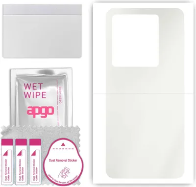Produktbild von apgo Rückseite Schutzfolie, Matt, kompatibel mit Vivo IQOO Neo7 SE, Hinten Hydrogel-Displayschutzfolie mit Positionierhilfe, kratzfest, einfache Montage