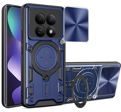 Obrázok produktu pre Techsuit – CamGuard Pro ochranné puzdro s krytom fotoaparátu pre Xiaomi Redmi Note 15 5G / Note 15 4G / Poco M8 5G – modré
