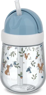Immagine prodotto di Bicchiere con cannuccia Mepal Mio da 300 ml Little Dutch - Forest Friends
