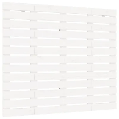 Produktbild von vidaXL Wand-Kopfteil Weiß 141x3x91,5 cm Massivholz Kiefer