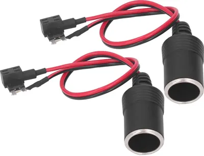 Zdjęcie produktu dla 2szt Gniazdo zapalniczki żeńskie DC 12?24V 8A Złącze zapalniczki o długości 30cm do samochodu Motocykl Łódź