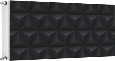 Produktbild von Magnet Heizkörperverkleidung Heizkörperabdeckung Heizung 120x60 cm Schwarz