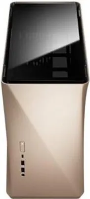 Produktbild von Fractal Design Era ITX, Midi Tower, PC, Gold, ITX, Aluminium, Stahl, Gehärtetes Glas, 12 cm