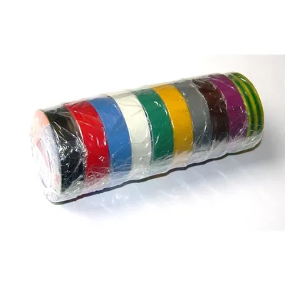 Image de ELECTRIX 211 ruban adhésif, arc-en-ciel, 10 rouleaux, 15 mm x 10 m