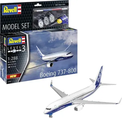 Zdjęcie produktu dla Revell Model Set Boeing 737-800 1:288