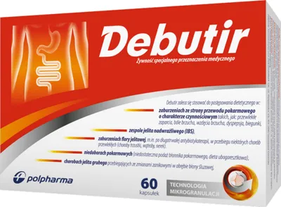 Obrázek produktu pro Debutir, 60 kapsułek - Długi termin ważności!