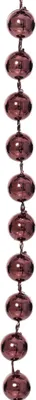 Produktbild von Perlenkette 8mm x 10m Kunststoff - Dunkel Mauve