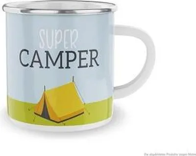 Produktbild von Emaille-Becher 'Super Camper'