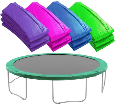 Produktbild von Trampolin Randabdeckung reißfest – Grün Ø305 cm Federabdeckung Randschutz Ø 244–457 cm, PVC, wetterfest
