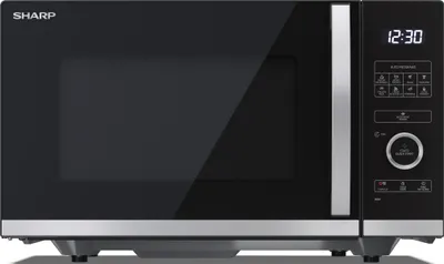 Produktbild von Sharp YC-QS254AE-B, Arbeitsplatte, Solo-Mikrowelle, 25 l, 900 W, Eingebautes Display, Drehregler, Berührung