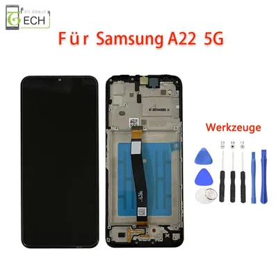 Produktbild von Für Samsung Galaxy A22 5G LCD Display A226B mit Rahmen Touchscreen Bildschirm