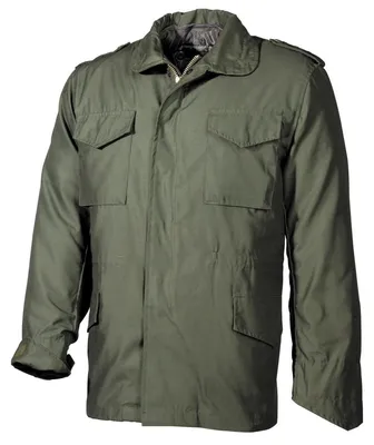 Produktbild von US Feldjacke M65, oliv, m. auskn. Steppfutter L