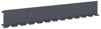Immagine prodotto di vidaXL Bordatura per prato, 10 pezzi, 102 x 15 x 4 cm, acciaio, antracite