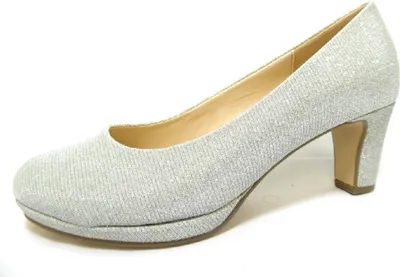 Immagine prodotto di Gabor scarpe da donna ballerine decolletè argento tempo libero, numero di scarpe:EUR 41 | UK 7