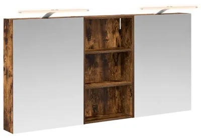 Immagine prodotto di vidaXL Set di 3 armadietti da bagno, 140 x 14,5 x 70 cm, materiale composito di legno