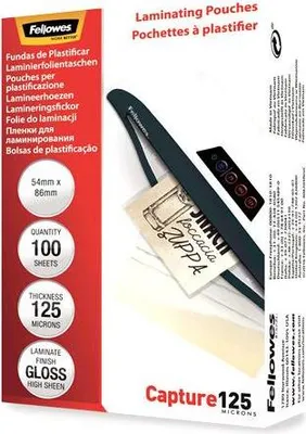 Zdjęcie produktu dla Fellowes 5306302, Przezroczysty, Plastik, 54 x 86 mm, 80 mm, 48 mm, 1 mm