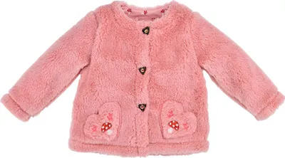 Produktbild von BONDI Baby Mädchen Fleecejacke "Pilze" 86680 | Soft Rose Größe: 104