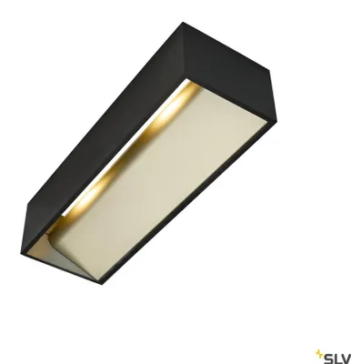 Zdjęcie produktu dla Logs In L Wall Light 30 cm aluminium LED Dim to Warm 2000-3000K Up&Downlight