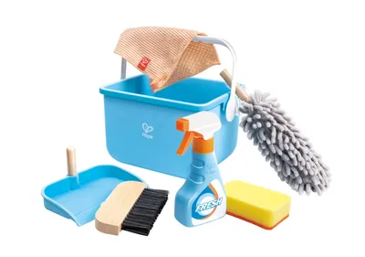 Produktbild von Hape Putzspielzeug Eimerset - Clean Up Bucket Set - Mehrfarbig