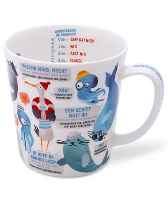 Produktbild von Kaffeebecher Strandschnack, Kaffeetasse Tassen Teetassen Henkelbecher Nordsee
