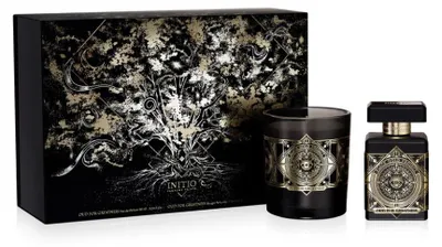 Image de Initio: Oud For Greatness, Eau de Parfum, Unisexe, 90 ml + Oud For Greatness, parfum ambré et boisé, bougie parfumée, 180 g