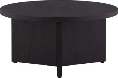 Produktbild von FURNLUX Couchtisch Salto Schwarz 85cm / Hauptfarbe: Schwarz / Abmessungen: 85 x 85 x 43 cm
