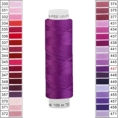 100m / 1 Spule Unipoly 120 TEX14x2 Polyester lila