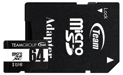 Productafbeelding van Team Group TUSDX64GCL10U03, 64 GB, microSDXC, Klasse 10, UHS-I