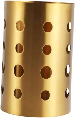 Produktbild von Essstäbchenhalter aus Edelstahl, Besteckorganizer für die Arbeitsplatte, Besteckkorb mit Abtropfschale