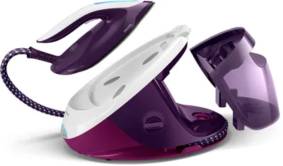 Produktbild von Philips PerfectCare Bügelstation, Keramikbügelsohle, 120 g/min konstanter Dampf, 7.5 bar, 2100 W, Violett (PSG7028/30)