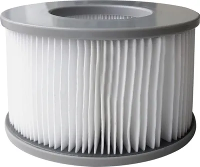 A close-up studio shot of a cylindrical filter cartridge.