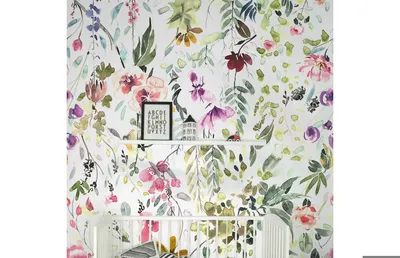 Produktbild von Coloray Fototapete 250x104 cm Latextapete Magicstick - Blumen lässt blassen Blumen