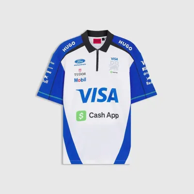 Obrázok produktu pre Visa Racing Bulls Polo, Tím, Modrá, 2026 L