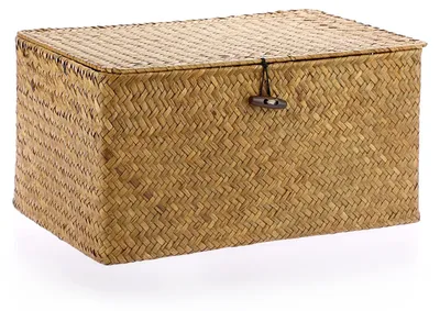Obrázek produktu pro Košík z mořské trávy s víkem, multifunkční