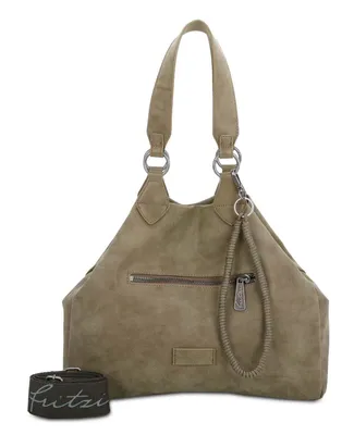 Produktbild von Fritzi aus Preußen Umhängetasche Schultertasche Rub Iggi01 Shoulder Bag Moss olivgrün