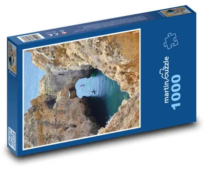 Obrázok produktu pre Puzzle 1000 Pobrežná Jaskyňa a Skaly - martinpuzzle