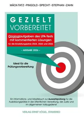 Image de Gezielt vorbereitet Originalaufgaben des LPA-Tests mit kommentierten Lösungen. Ideal für die Prüfungsvorbereitung. -Ausgabe 2026