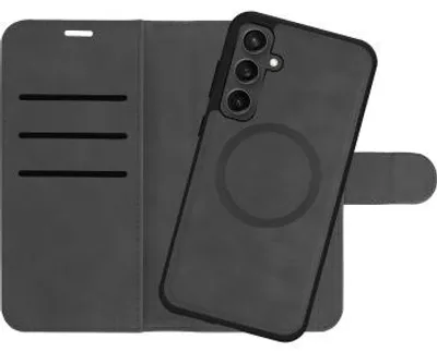 Image de Just-in-Case Just in Case UitneembarePolyuréthaneLeather Book Case Black Samsung Galaxy S24