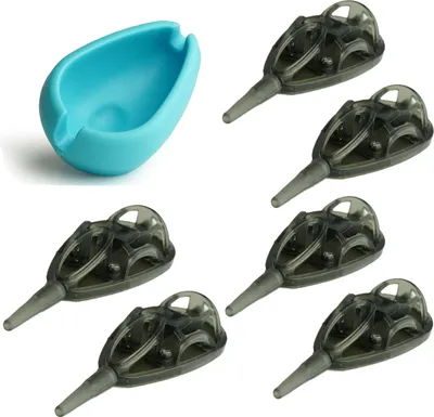 Productafbeelding van JVS Method Voerbakset met L-vorm – Set van voerbakken met L-vorm – Method Fishing – 7-delig – Feeder vissen