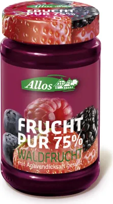 Produktbild von Allos - Frucht Pur 75% Waldfrucht - 250g