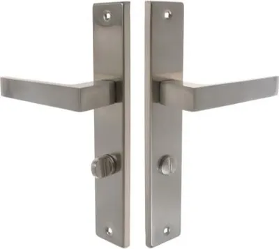 Image de Poignée de porte B-Harko Rubus 72WC, nickel satiné
